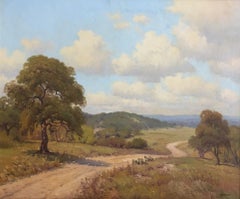 "Ranch Road"  Texas Hill Country Scene 