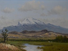 "Sleeping Lady Mountain" Image 12 x 16 Frame: 19 x 23