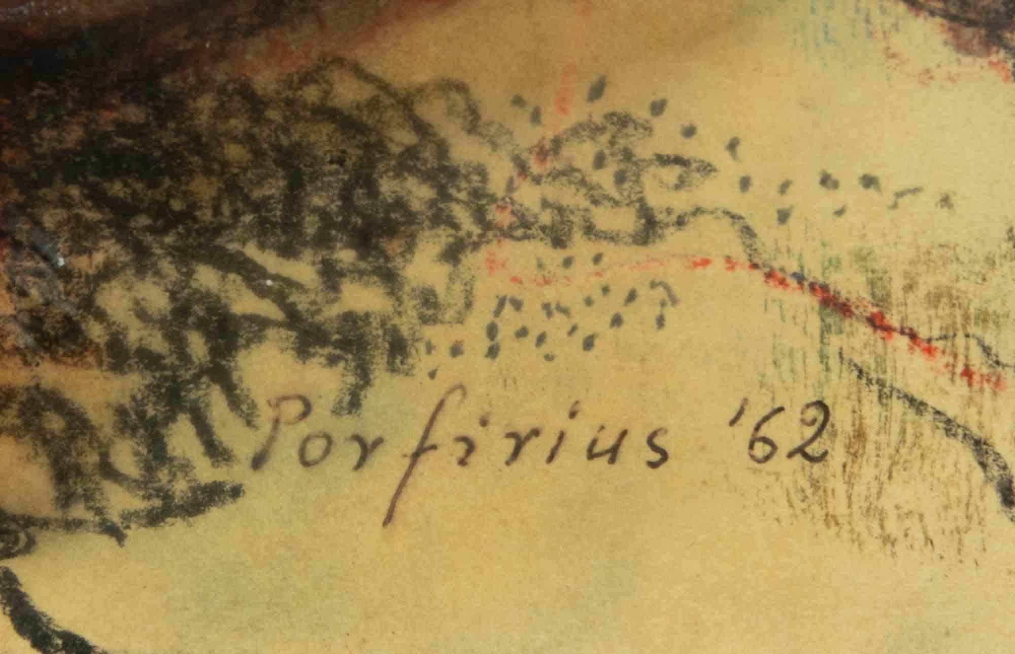 Senza titolo - Dipinto di Porfirius - 1962 in vendita 1