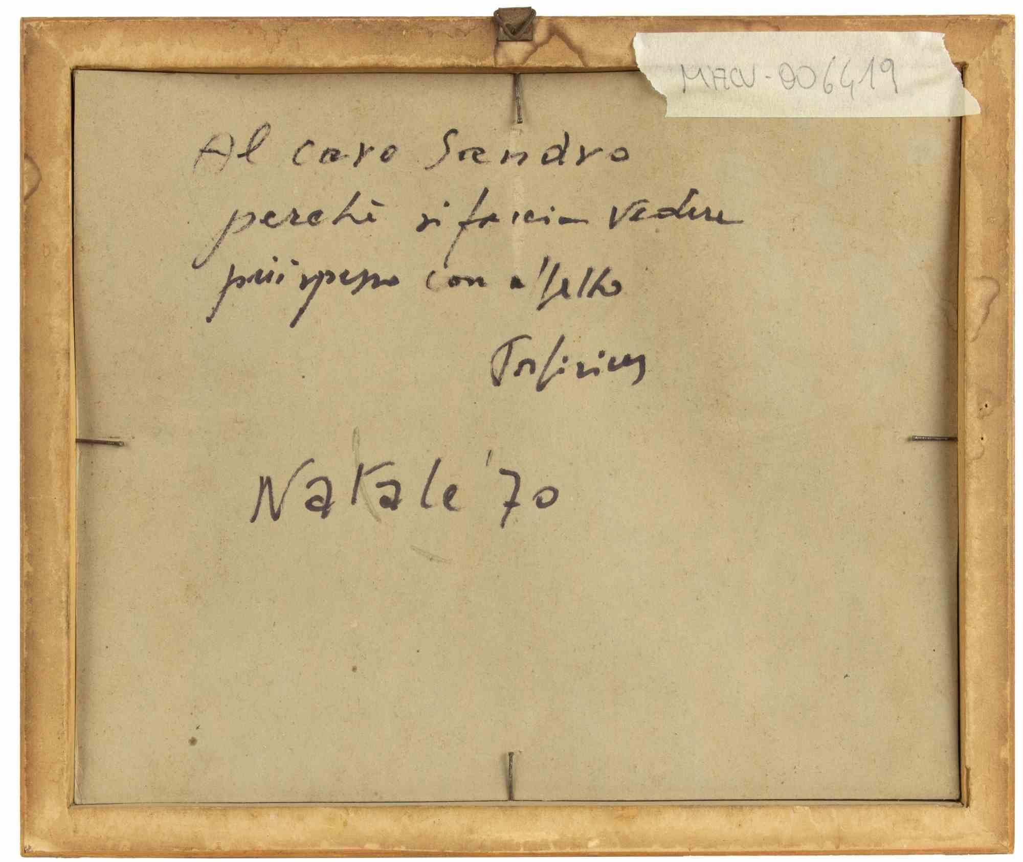 Senza titolo - Dipinto di Porfirius - 1962 in vendita 2