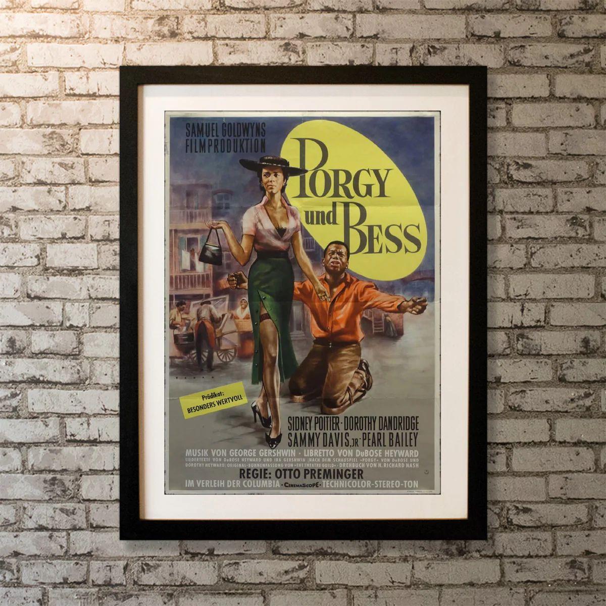 Porgy and Bess, Unframed Poster, 1959

Original German Plakat (23 X 33 Inches). A woman whose past is scorned by nearly everyone around her meets a man who'd love her regardlessly- if only everyone else would allow them to.

Year: