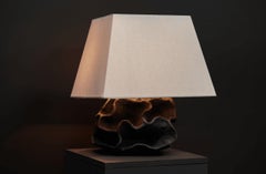 Lampada da tavolo in ceramica Porifera, grezza