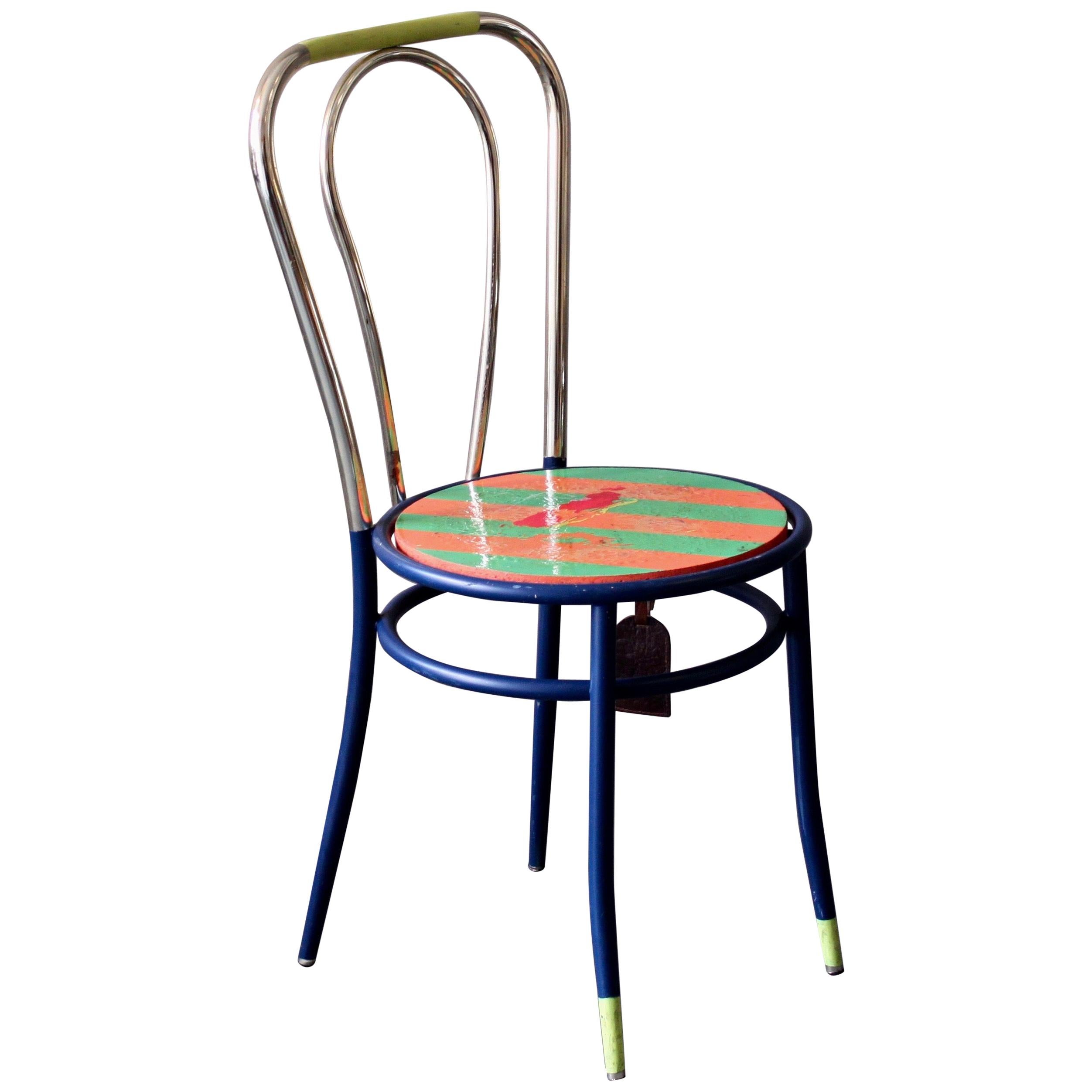 Porno Chic, Thonet Chair in Metal Contemporized by Markus Friedrich Staab For Sale