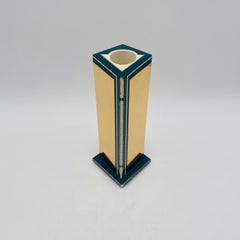 Porntip Sangvanich Signed Geometric Vase 2003