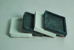 Porous Ceramic Celadon Desk Organising Tray