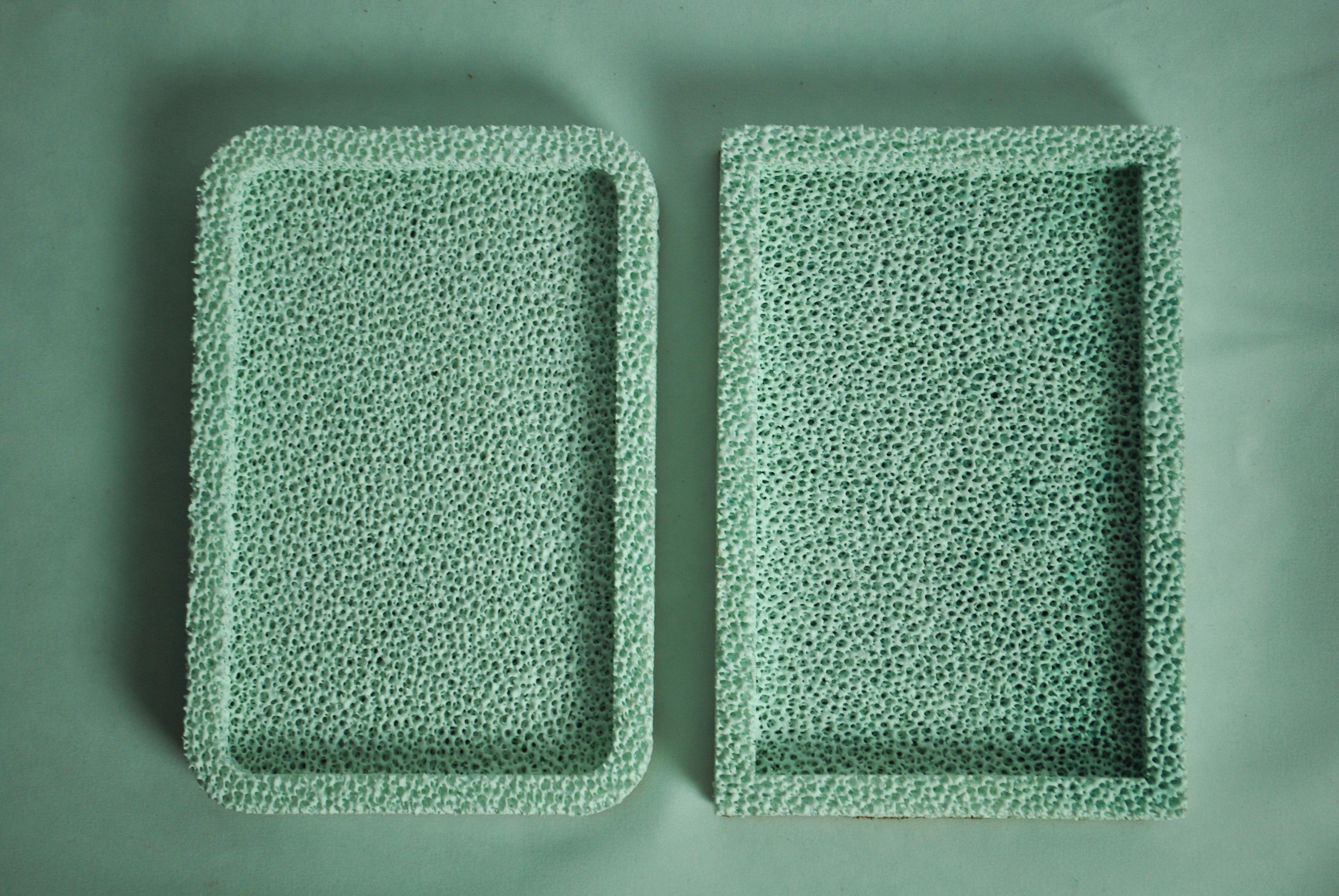Organisches Tablett für den Celadon-Schreibtisch aus keramischer Keramik (21. Jahrhundert und zeitgenössisch) im Angebot