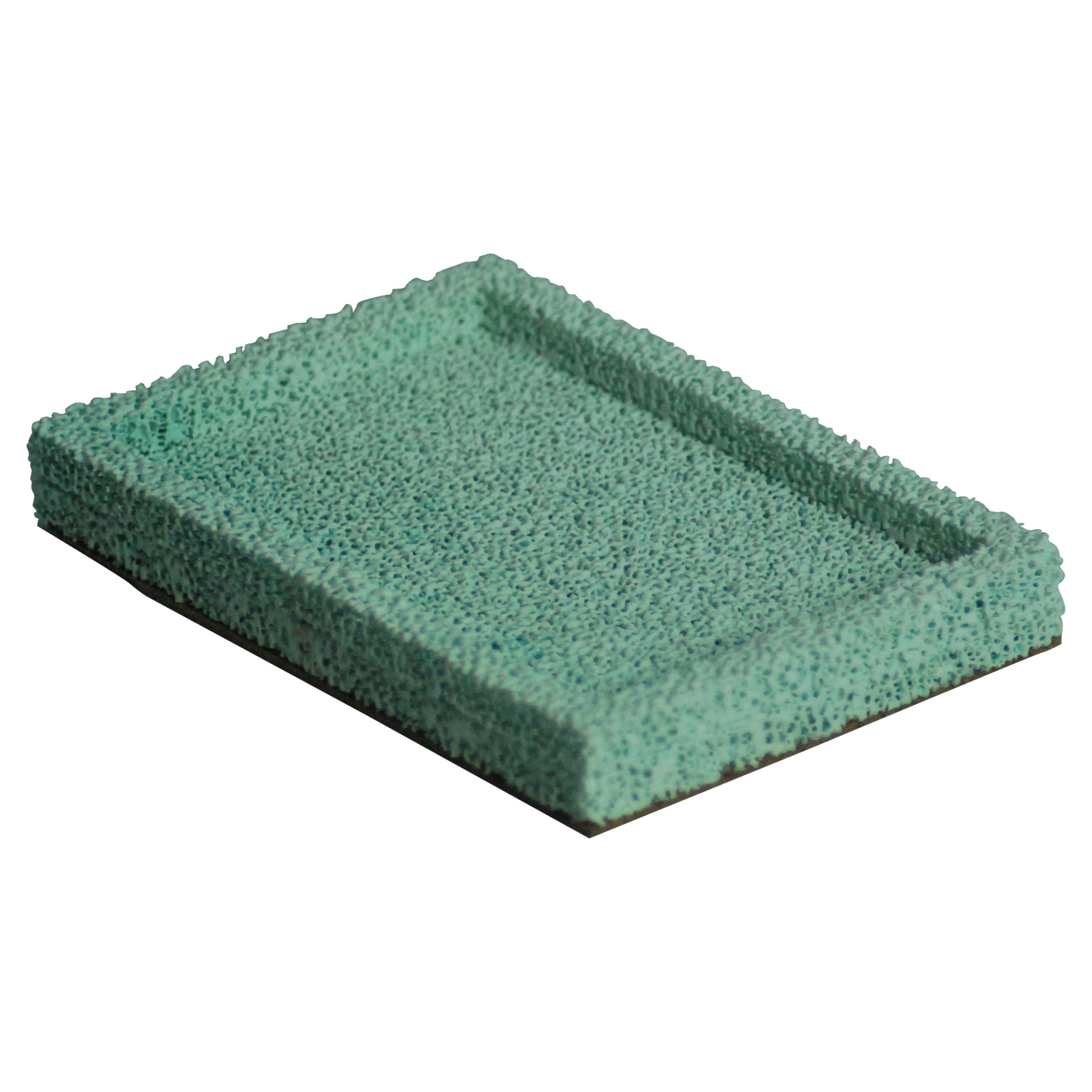 Vassoio organizzatore da scrivania in ceramica porosa Celadon in vendita