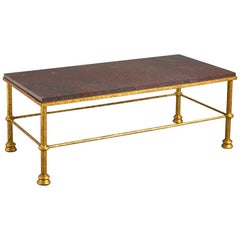 Table basse en porphyre