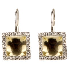 Porrati 18k Gold 0.77ctw Diamond Earrings
