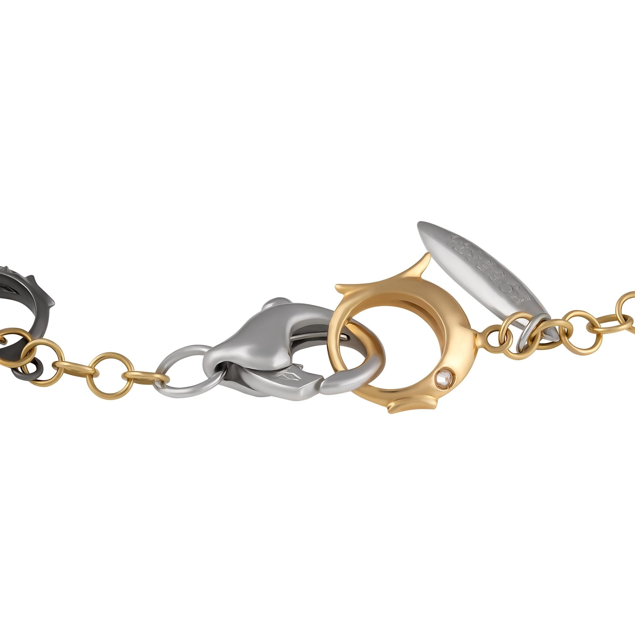 Moderne Porrati Bracelet en or blanc 18 carats et diamants en vente