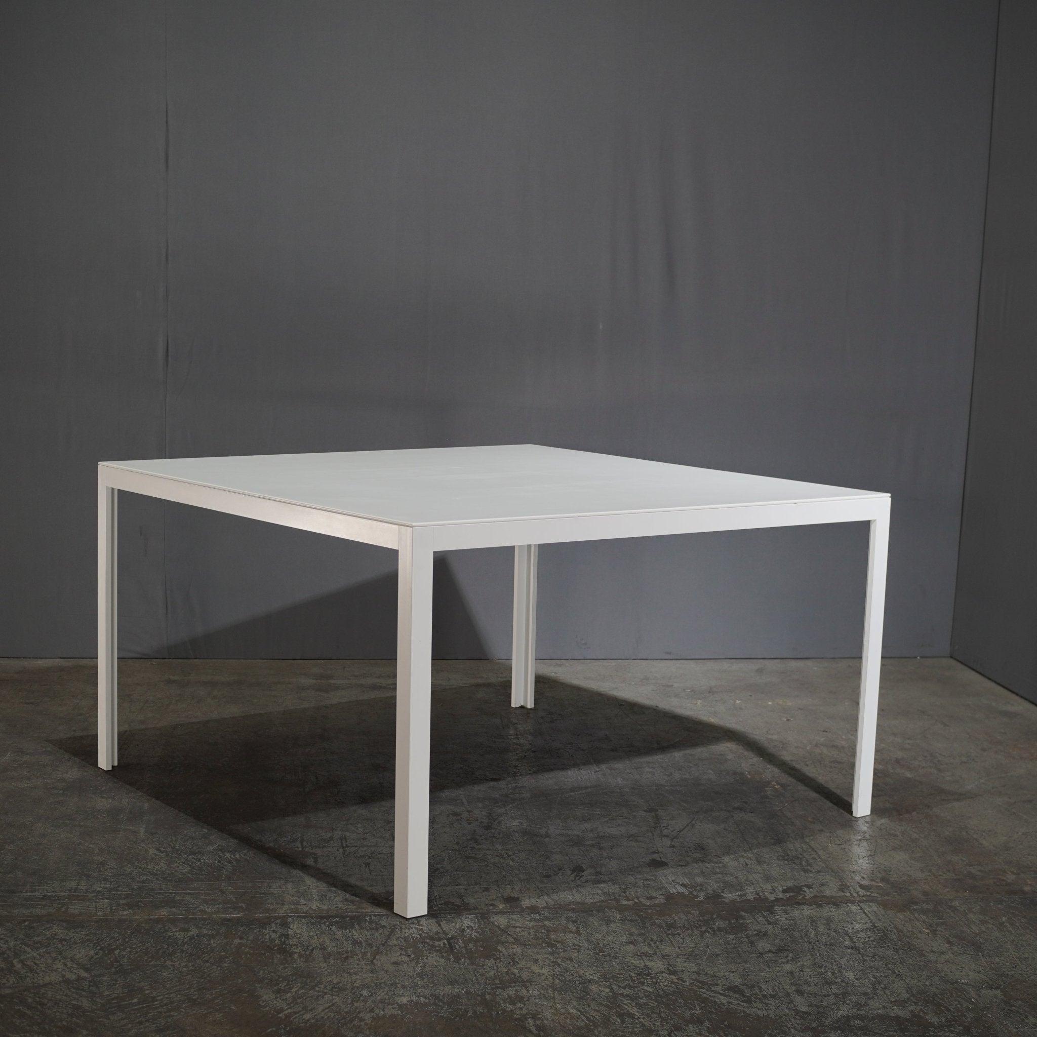 Mesa cuadrada Porro Fractal de Corian blanco Siglo XXI y contemporáneo en venta