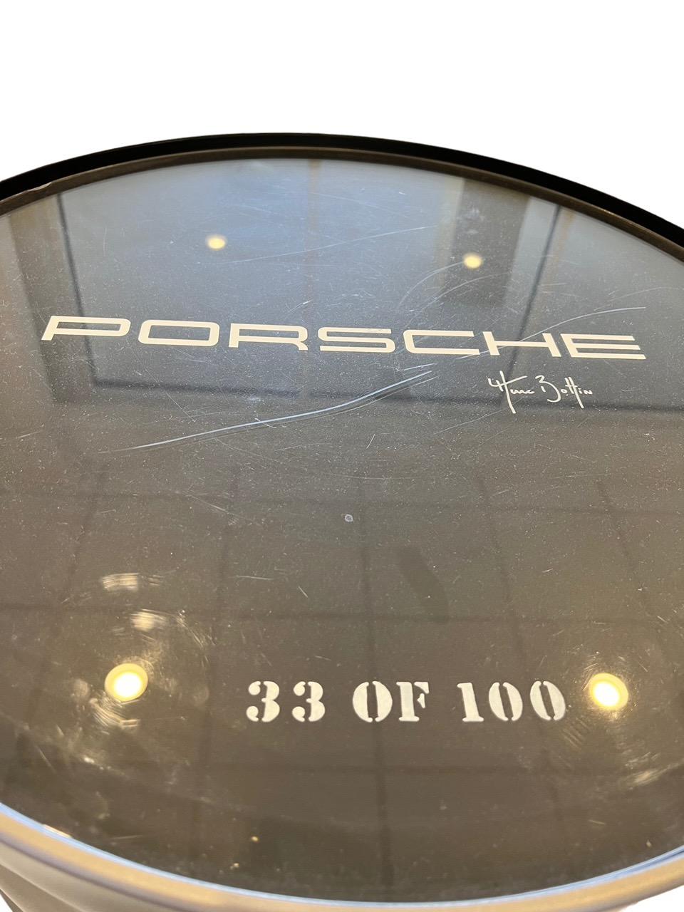 Metal Porsche Barrel '2019' by Marc Boffin For Sale