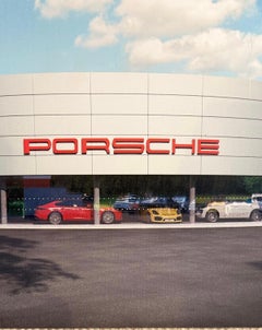 Porsche Dealer Picture (Showroom), perfect for a Porsche enthusiast, c 2010