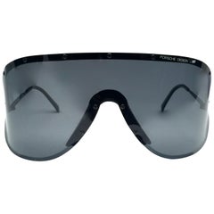 Porsche Design 5620 90 Vintage Shield Yoko Ono Sunglasses, 1980s
