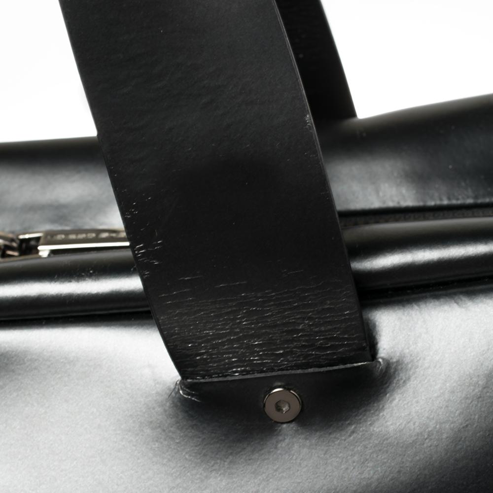 Porsche Design Black Leather Business Briefcase Bag 4