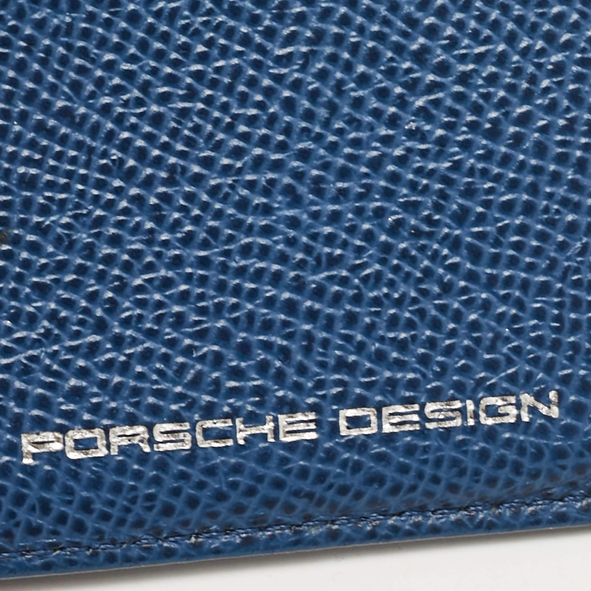 Porsche Design Blue Leather Card Holder For Sale 3