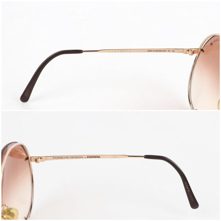 PORSCHE DESIGN by CARRERA c.1987 Interchangeable Lens Aviator 5621