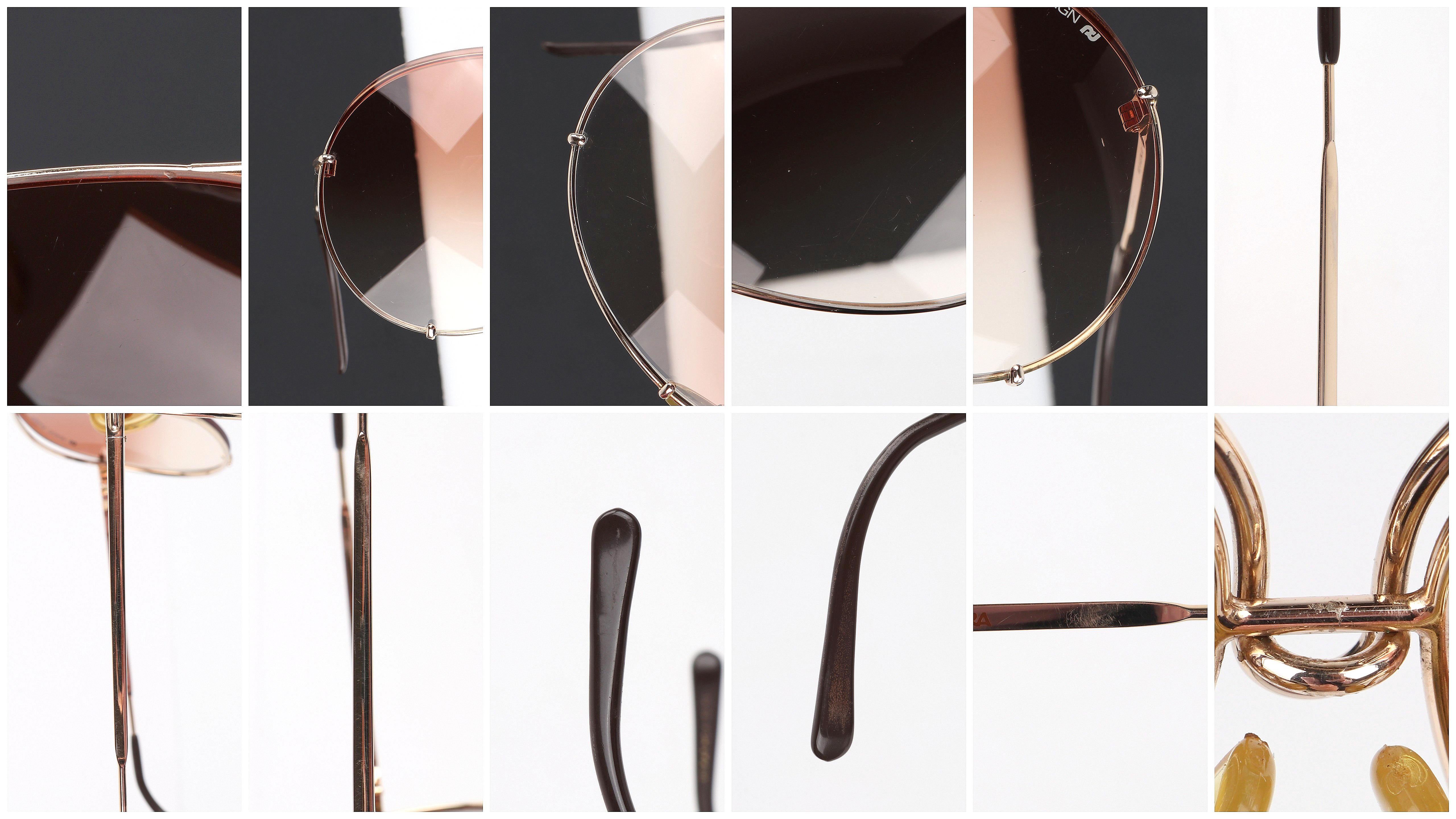PORSCHE DESIGN by CARRERA c.1987 Interchangeable Lens Aviator 5621 Sunglasses 4