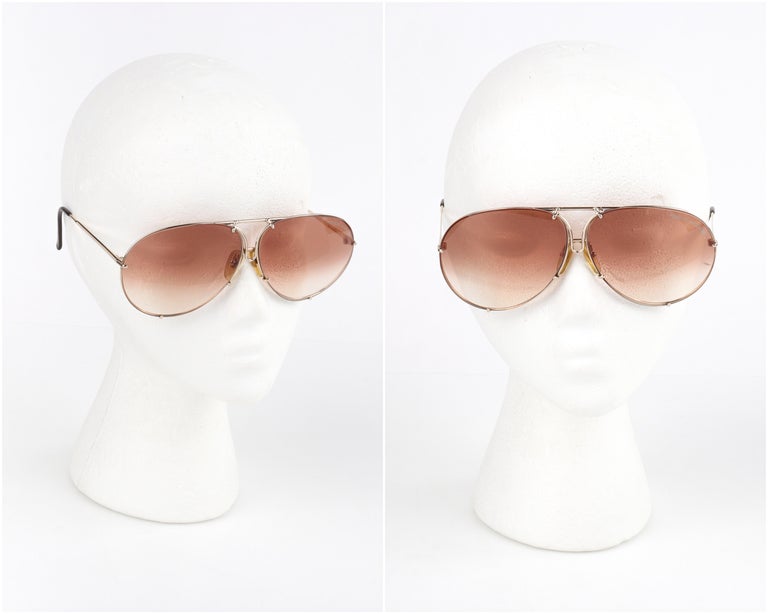 PORSCHE DESIGN by CARRERA c.1987 Interchangeable Lens Aviator 5621