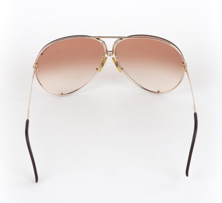 PORSCHE DESIGN by CARRERA c.1987 Interchangeable Lens Aviator 5621