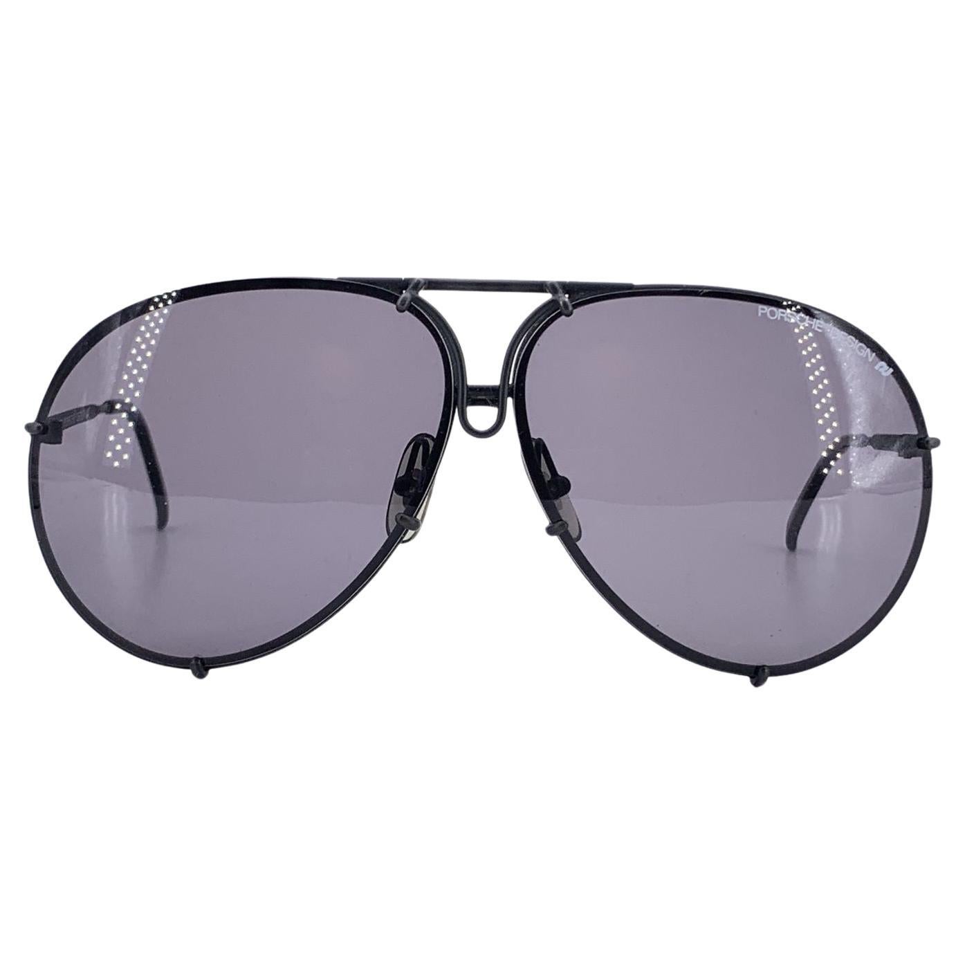 Porsche Design Carrera Black Matte 5623 Aviator Sunglasses im Angebot