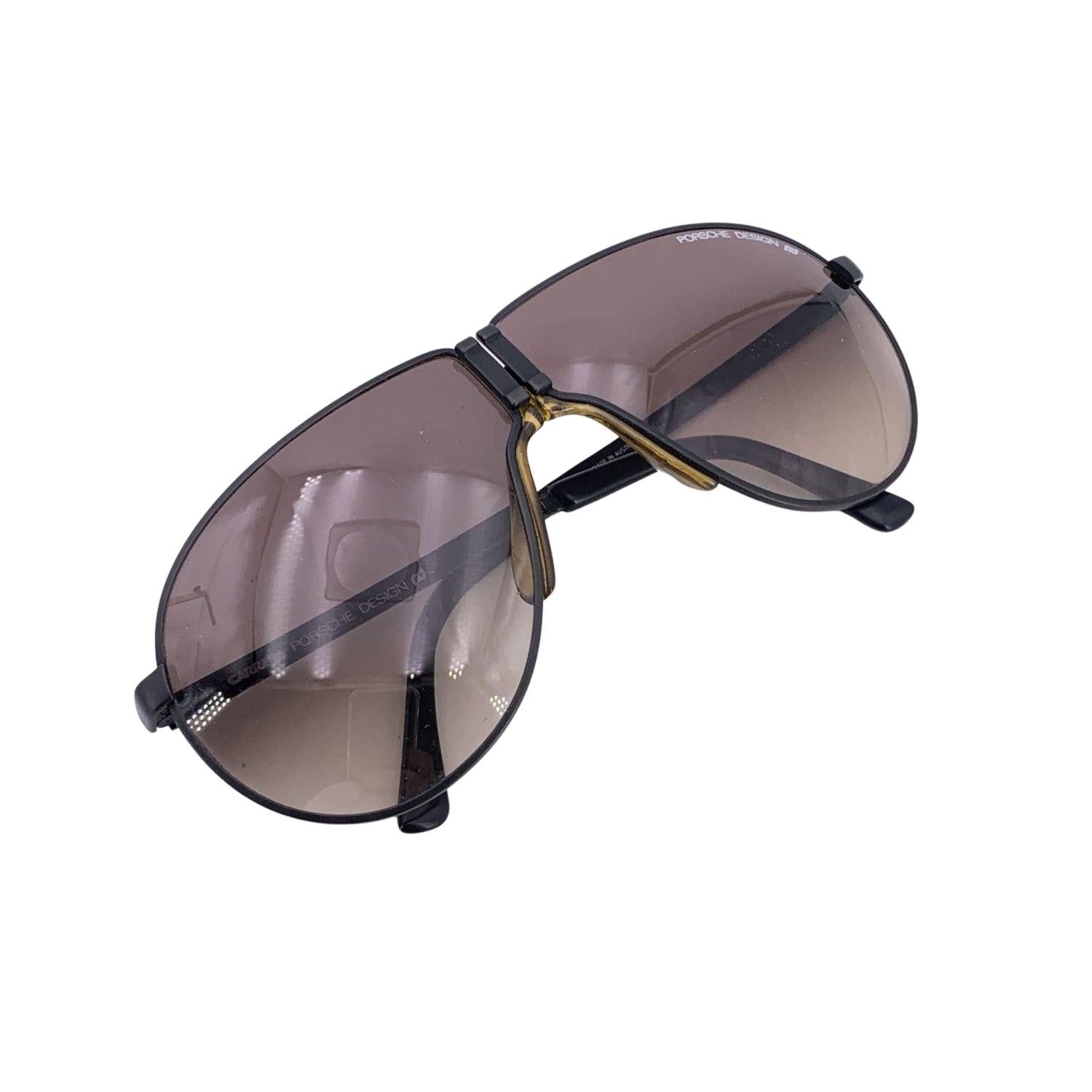 Porsche Design Carrera Vintage Metall faltbar 5622 Piloten-Sonnenbrille (Grau) im Angebot