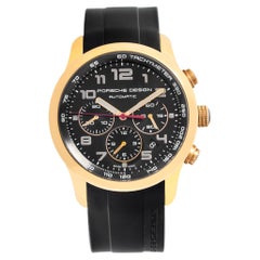 Vintage Porsche Design Dashboard Chronograph 18k Rose Gold Wristwatch Ref 6612.692
