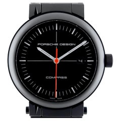 Used Porsche Design Full Set Compass Watch P6520 Titanium IWC IW 3510 Heritage