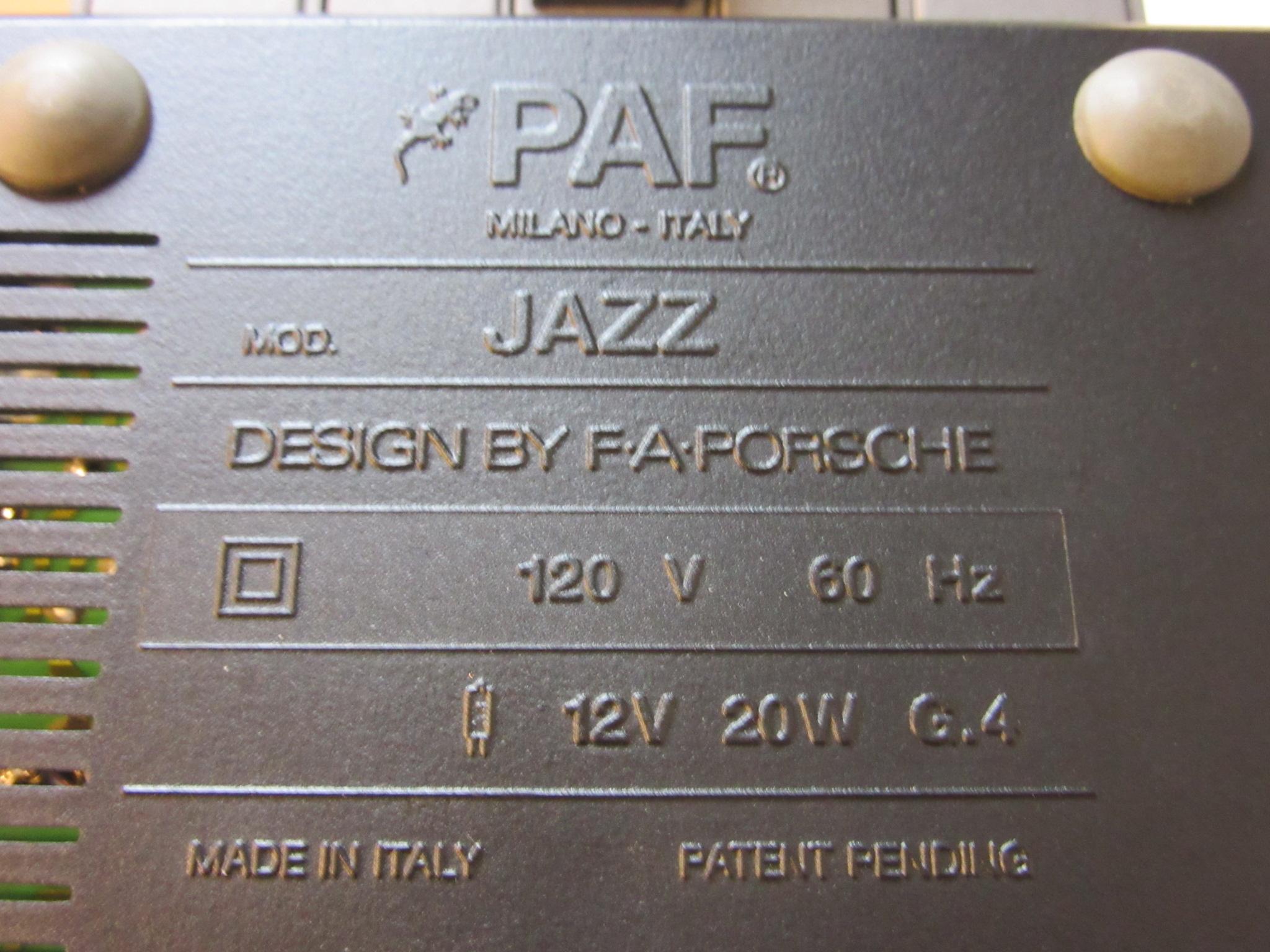 Porsche Design Jazz Lamp by PAF Studio In Good Condition In Cincinnati, OH