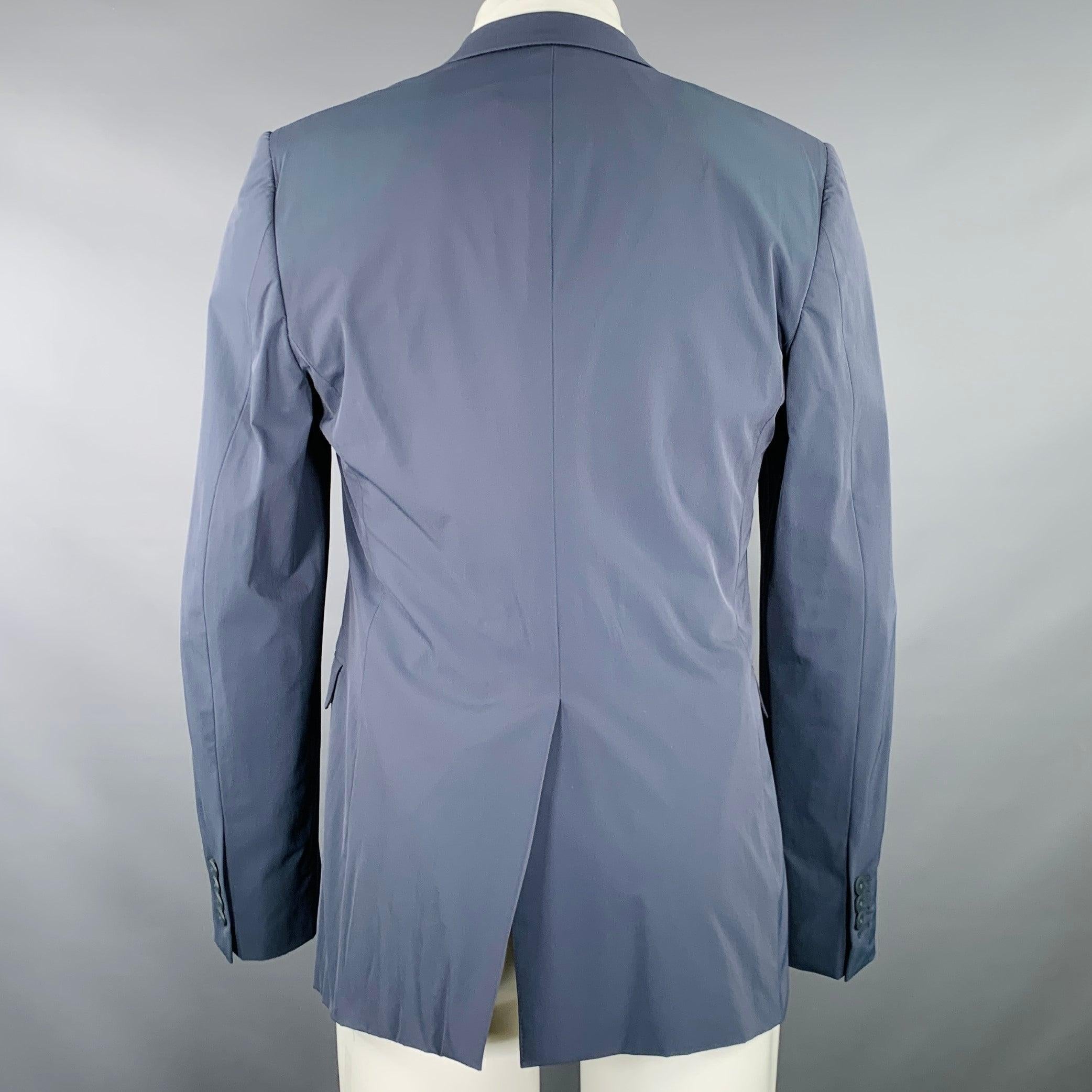 Gray PORSCHE DESIGN Size 38 Navy Polyamide Blend Sport Coat For Sale