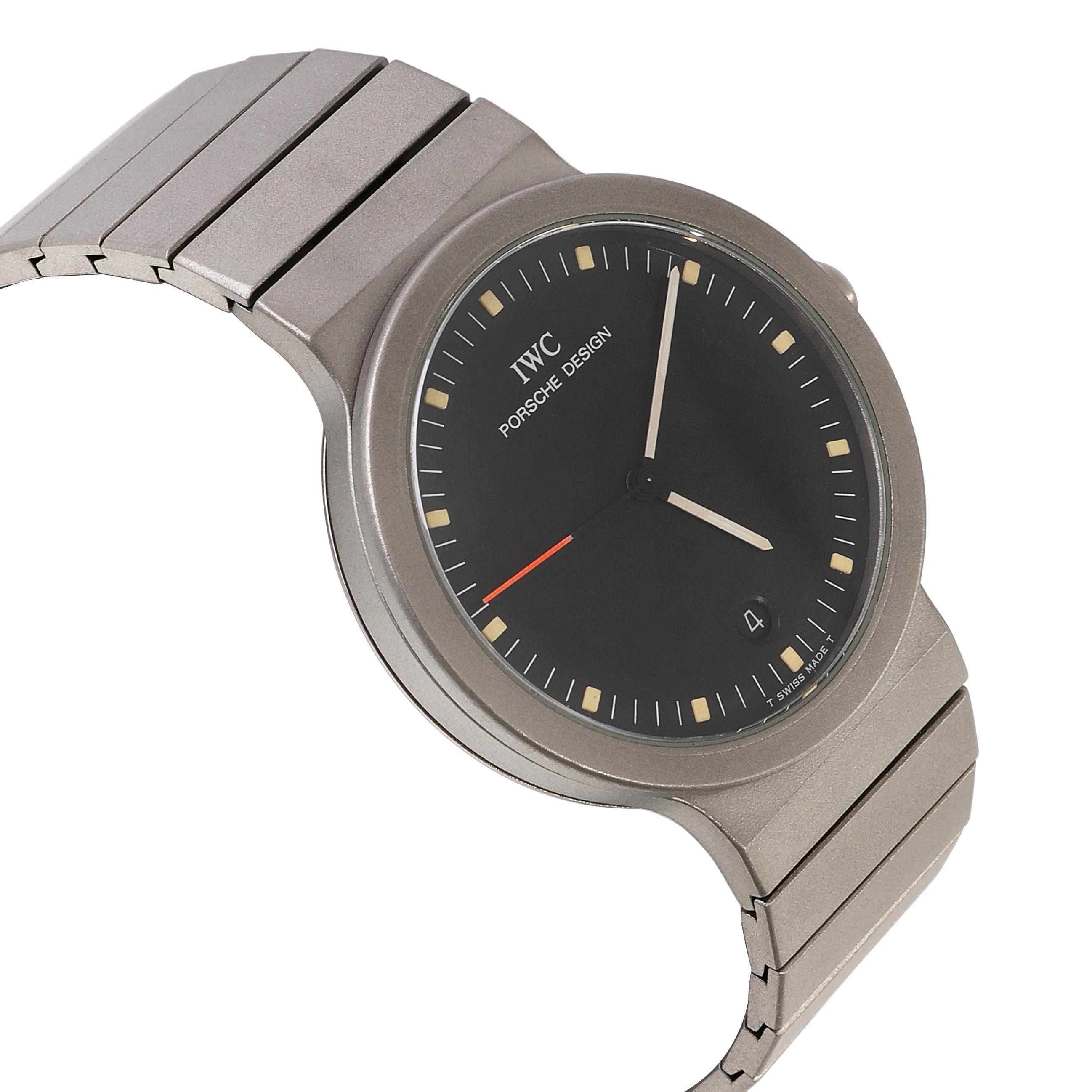 Porsche Design Sportivo IW3335 Unisex Watch in Titanium In Excellent Condition In New York, NY