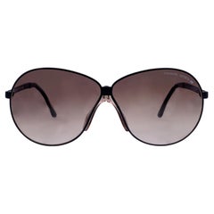 Porsche Design - Lunettes de soleil pliables vintage en métal noir 5626, 63/18 120 mm