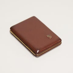 Porsche Leather Card Holder Cigarette Box