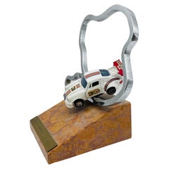 Porsche Turbo Club model car shinsei mini power 1:37 sculpture. rarity