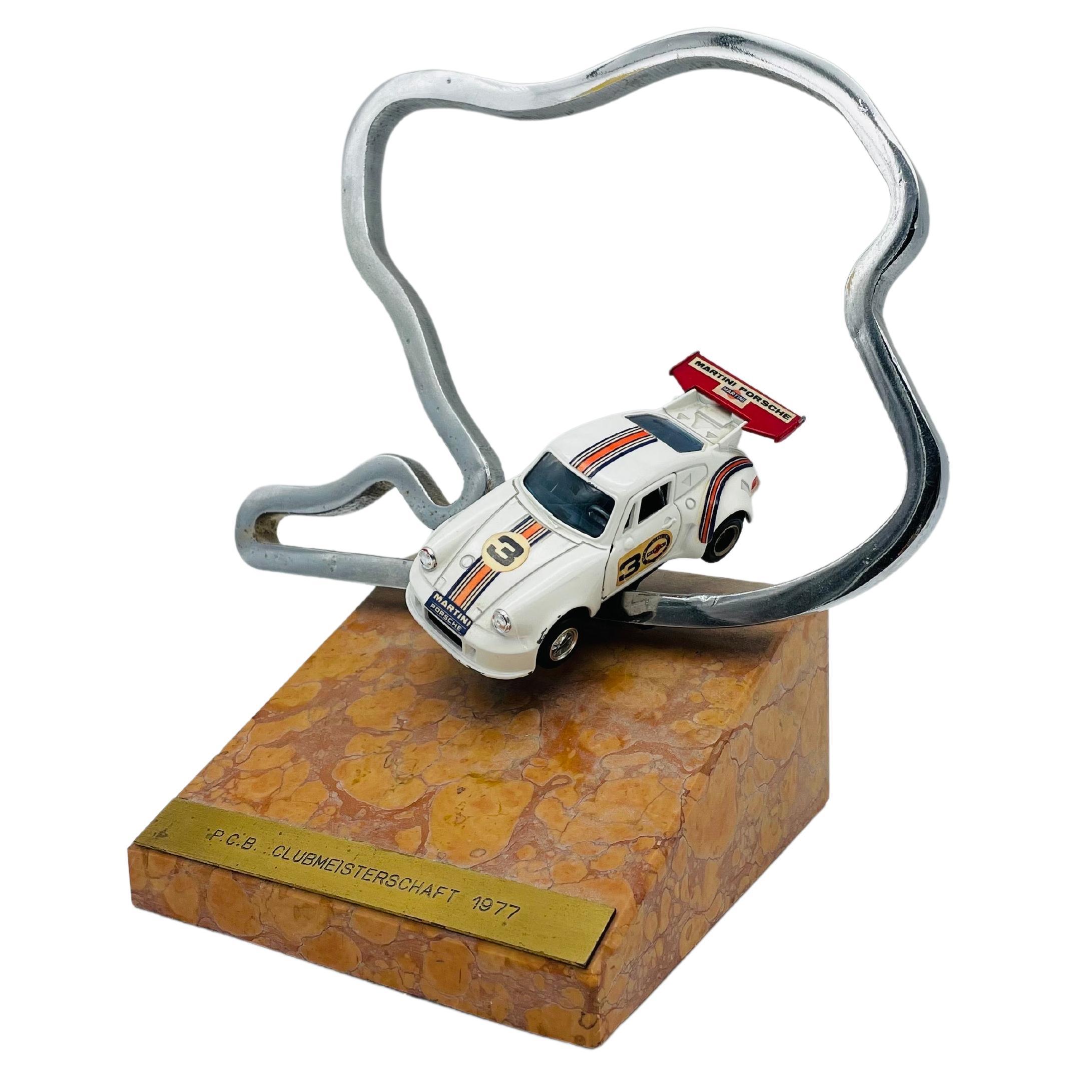 Porsche Turbo Club model car shinsei mini power 1:37 sculpture. rarity For Sale