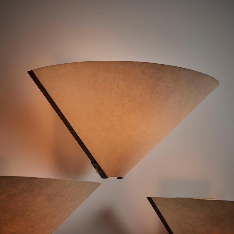 Steel Porsenna Wall Sconces by Vico Magistretti for Artemide 