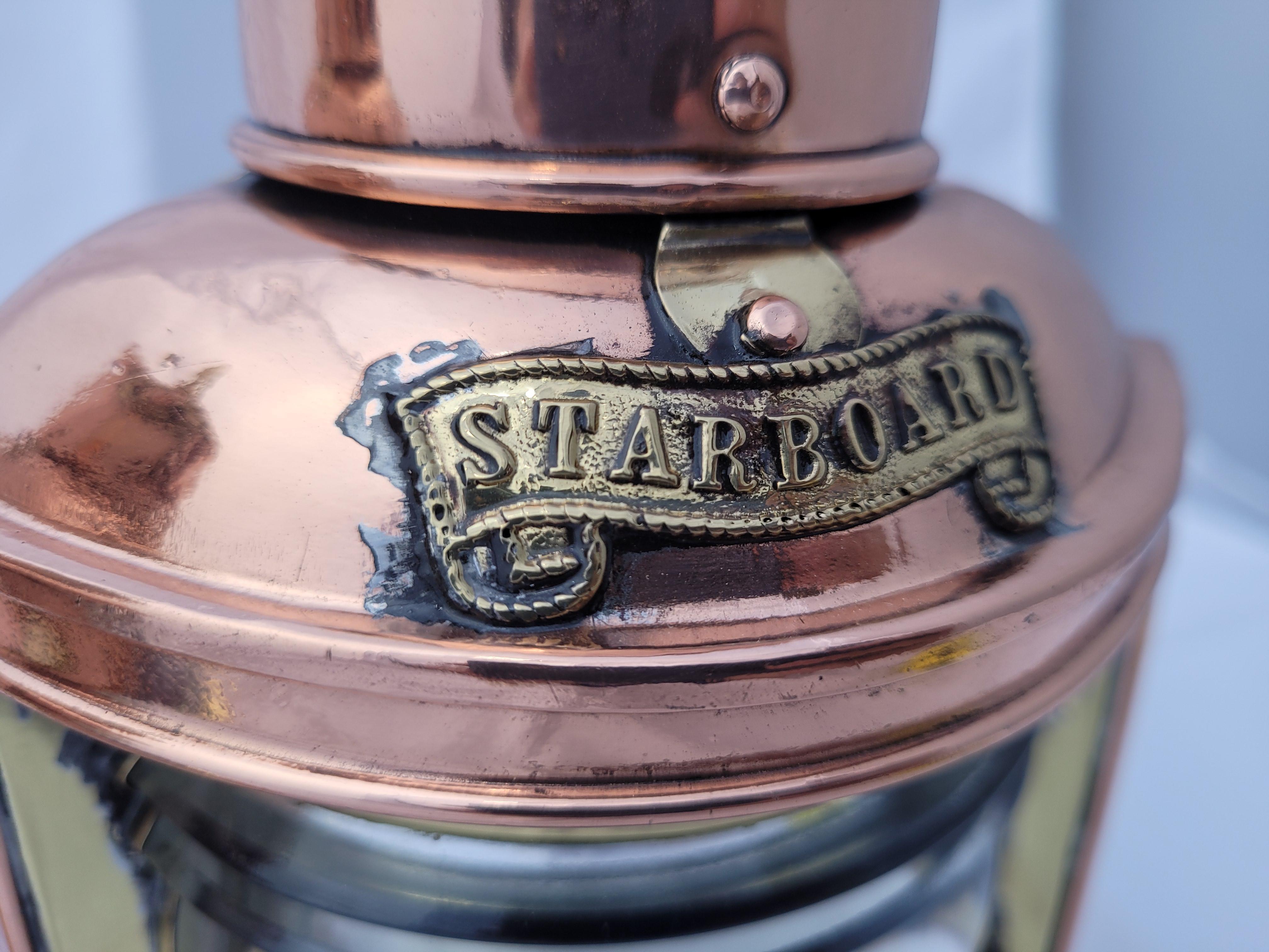 Port and Starboard Ship Lanterns For Sale 1