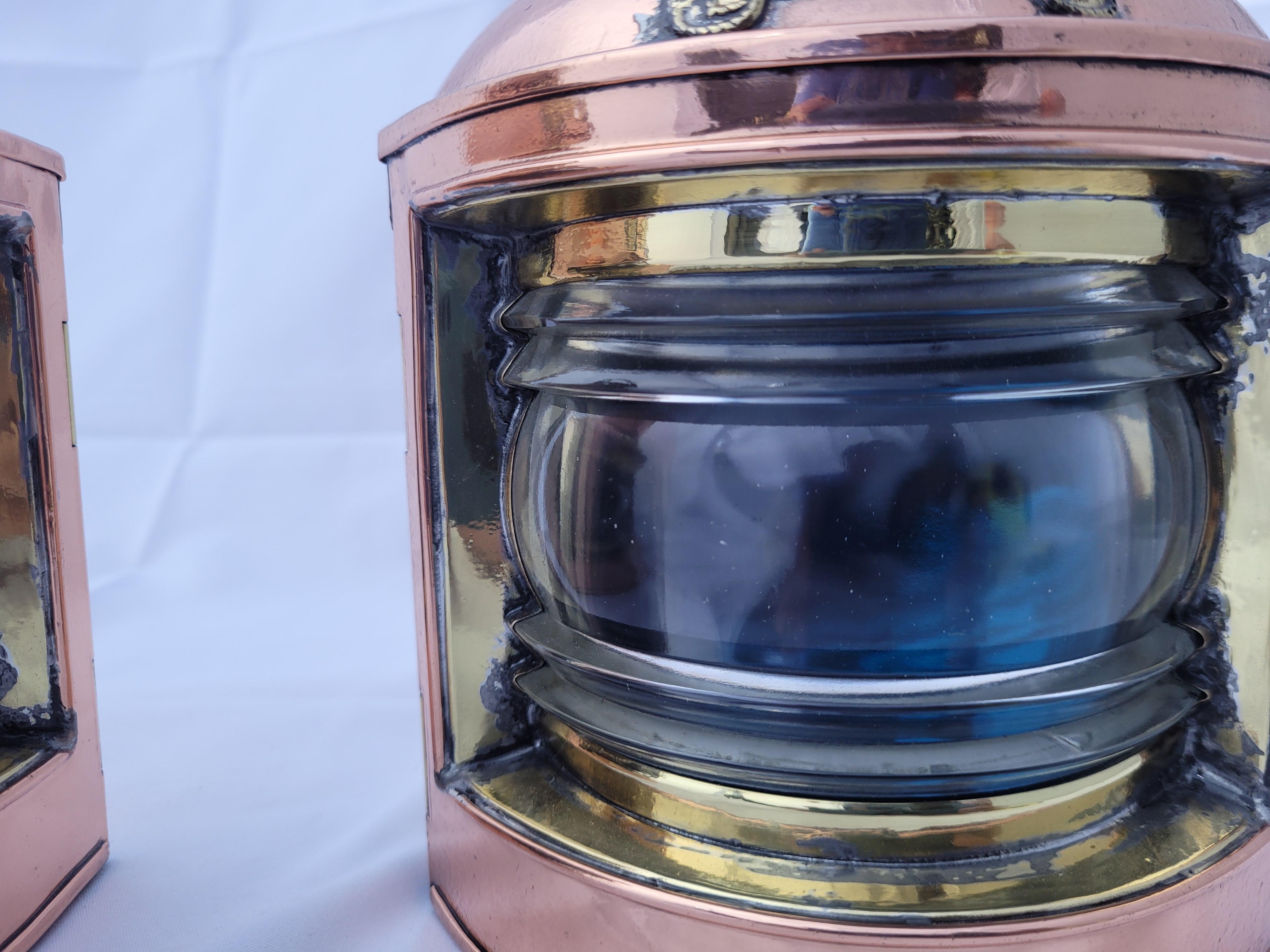 Port and Starboard Ship Lanterns For Sale 3