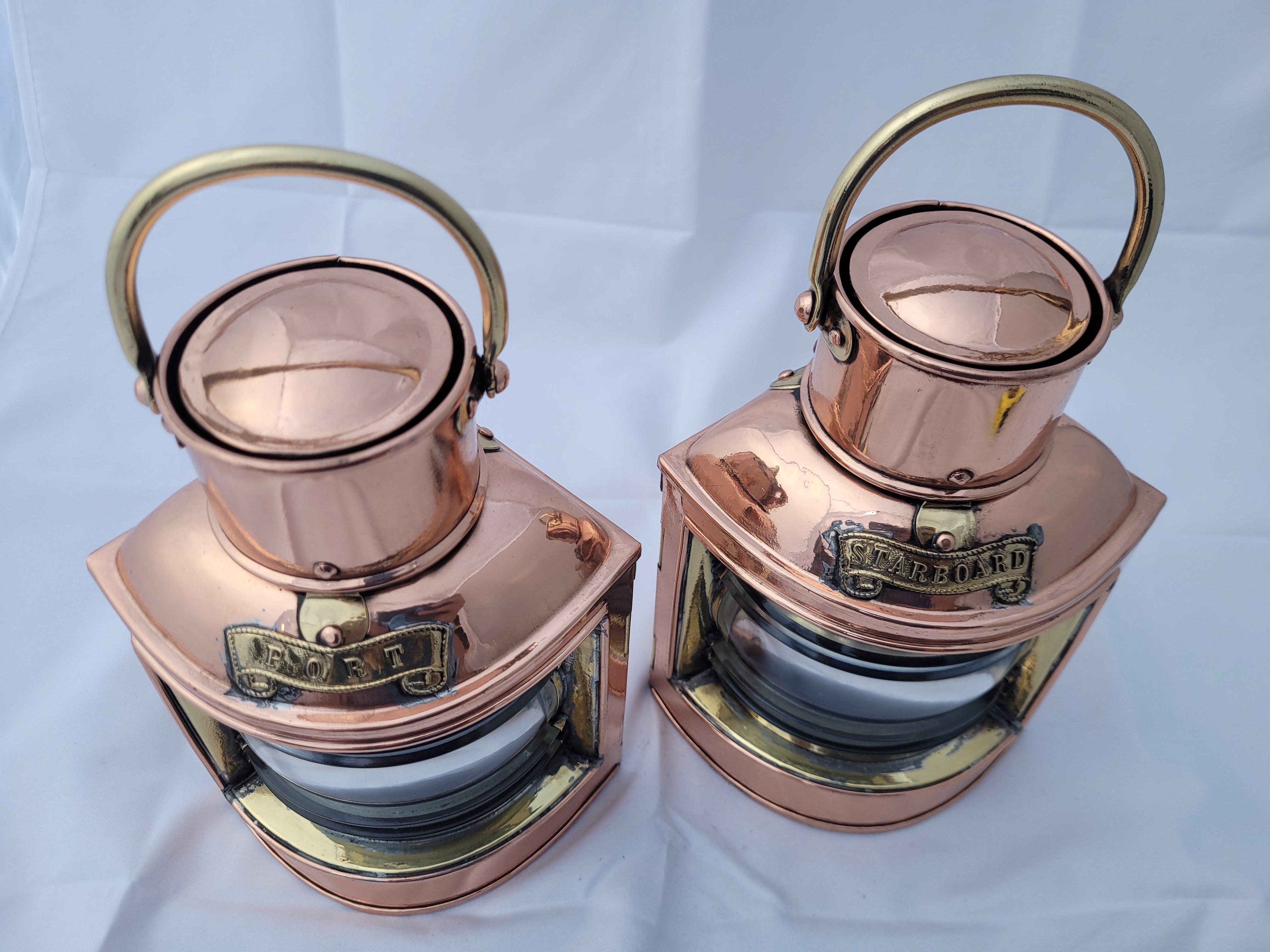 Port and Starboard Ship Lanterns For Sale 4