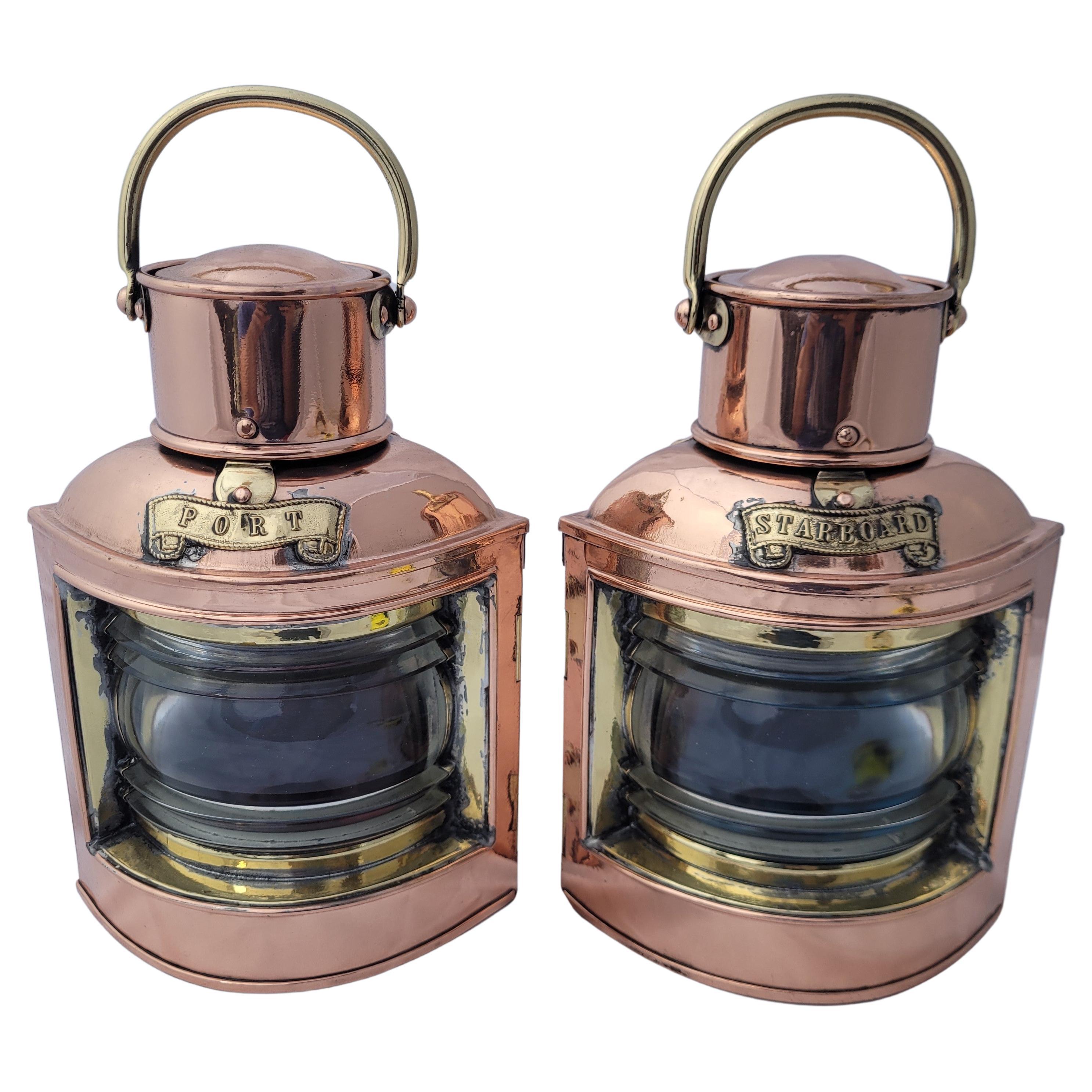 Port and Starboard Ship Lanterns For Sale at 1stDibs