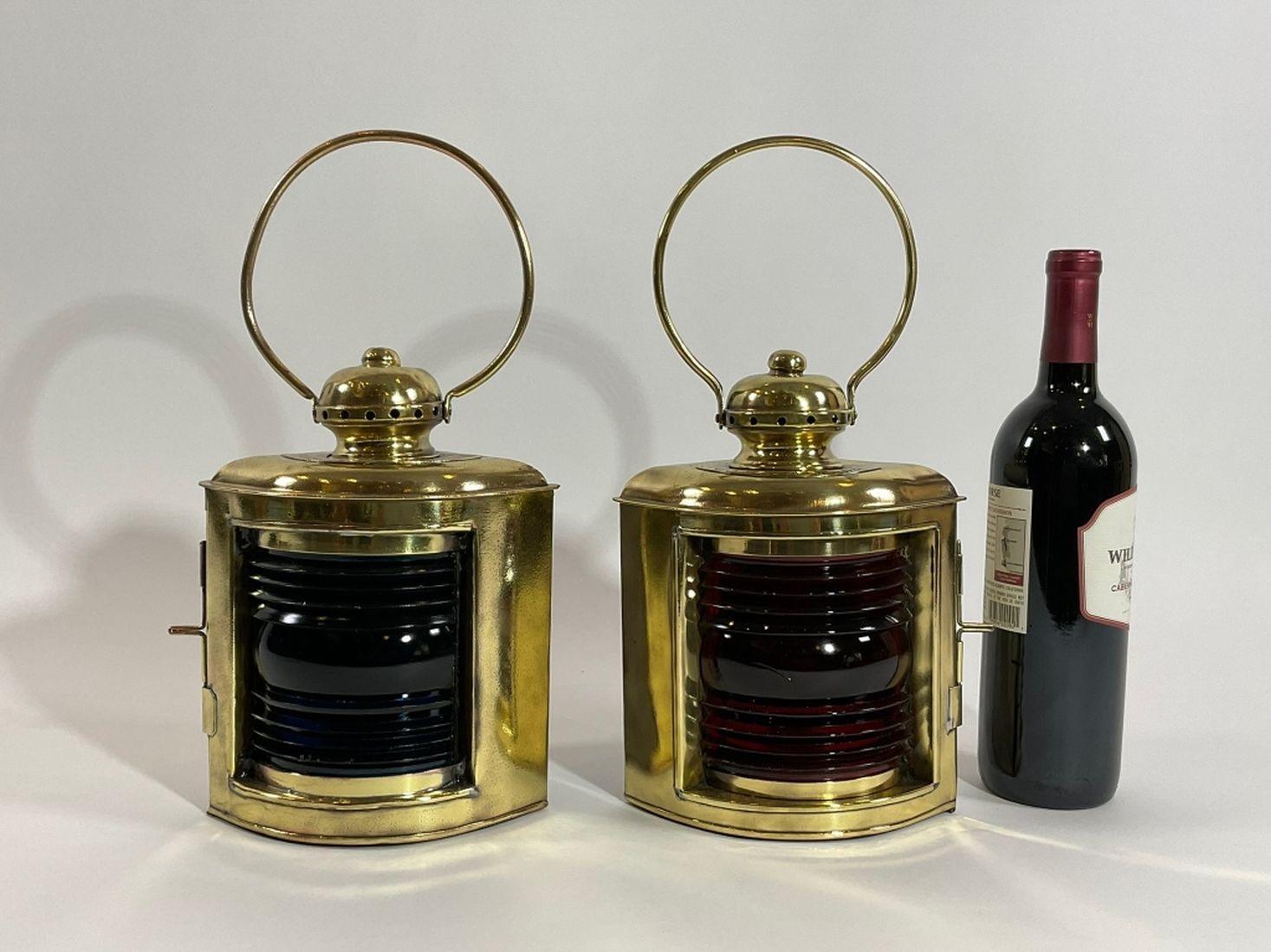 North American Port and Starboard Yacht Lanterns