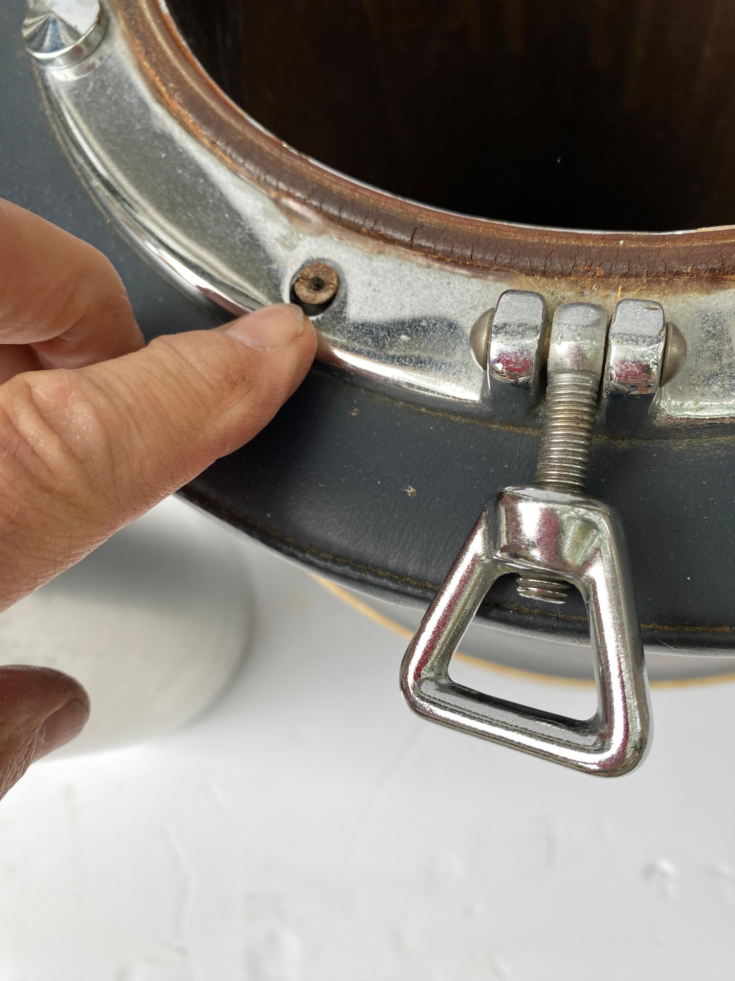 Metal Port Hole Nautical Ice Bucket