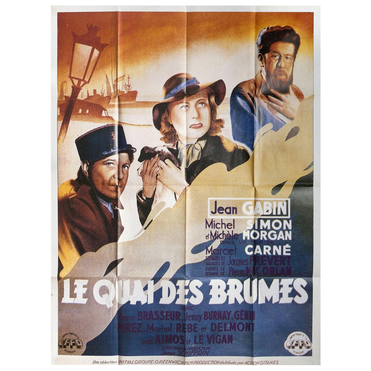 Port of Shadows R2000s French Grande Film Poster For Sale