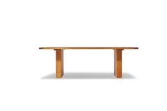 Outdoor Dining Table in Solid Iroko by CDW - PORT