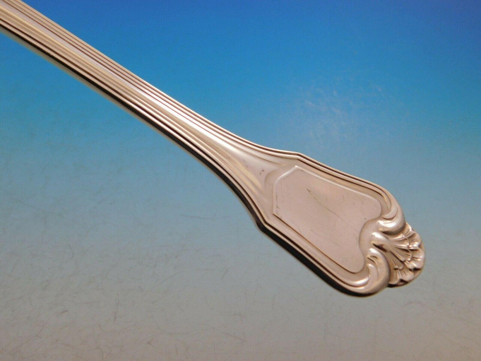 Port Royal by Christofle France Silver Plate Flatware Set Service 114 Pcs Dinner In Excellent Condition In Big Bend, WI