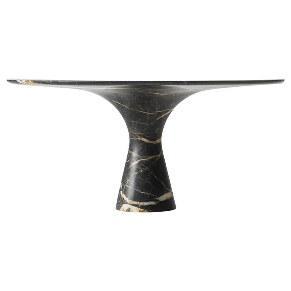 Port Saint Laurent Refined Contemporary Marble Dining Table 130/75 For Sale