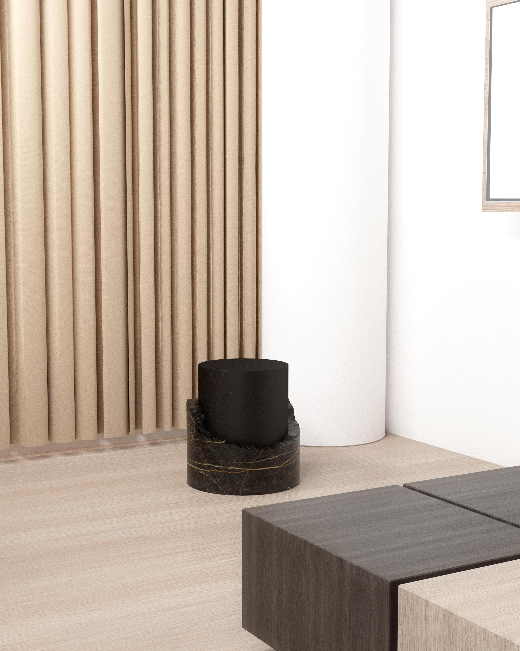 Italian Port Sant Laurent Betty Marble Stool by Serafini For Sale