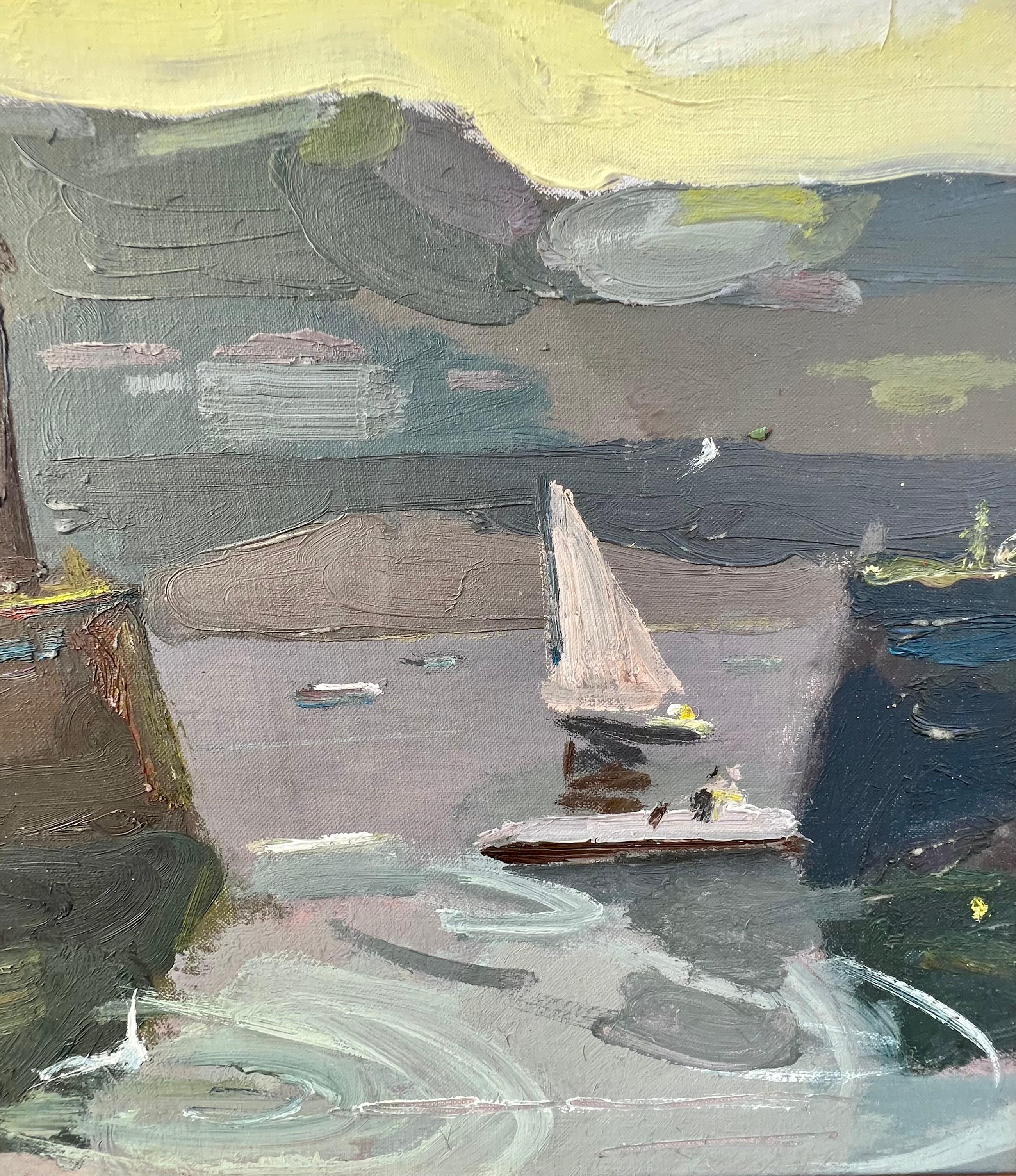 „Port View“ von Frederick Conway im Zustand „Gut“ im Angebot in Wiscasset, ME