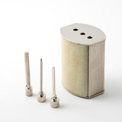 Shagreen Leather Pipe Holders - Galucharme Collection by Nino Basso