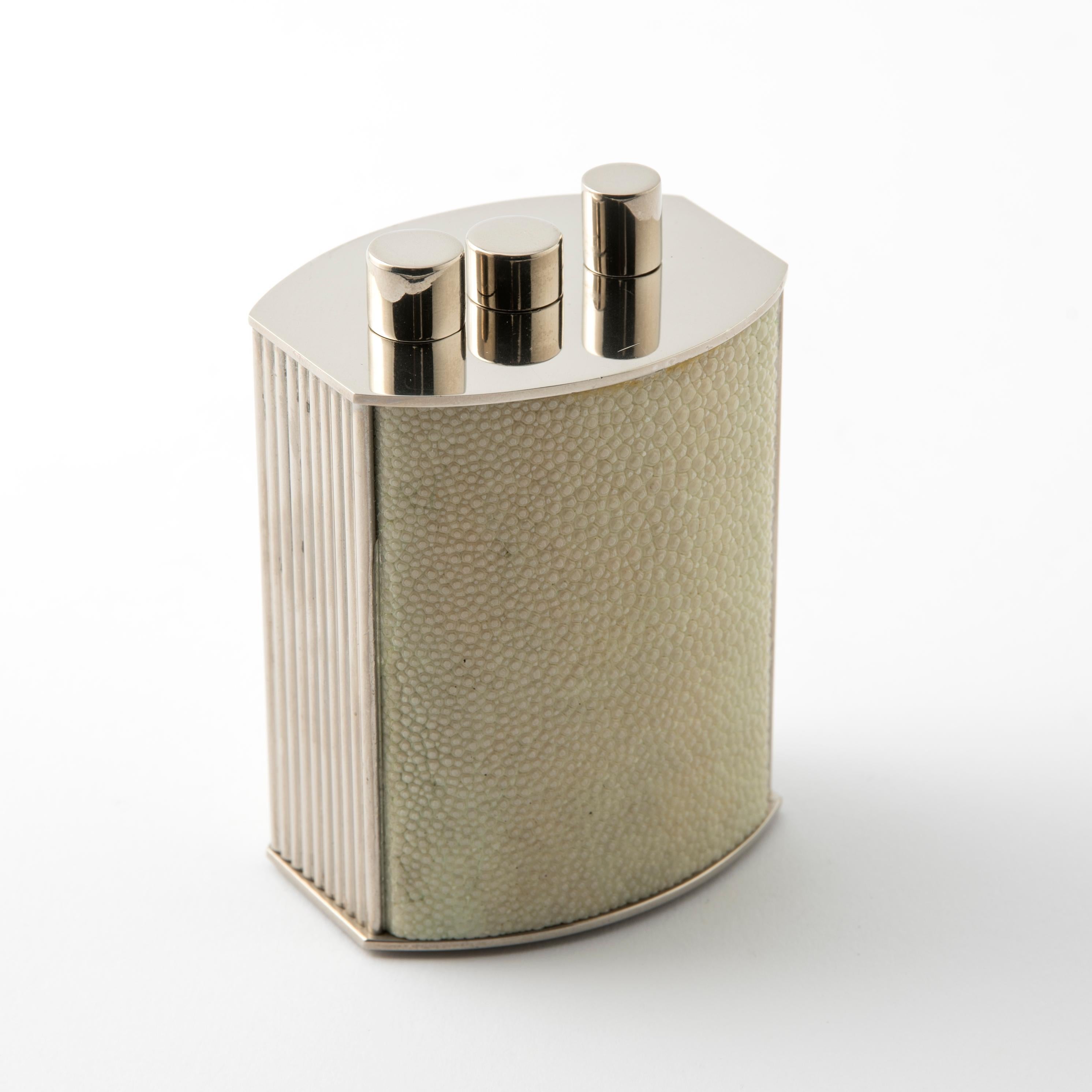 Italian Porta Arnesi per Pipa in Pelle Shagreen - Collezione Galucharme di Nino Basso in vendita
